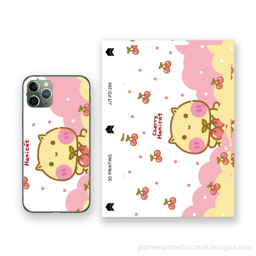 Customized Mobile Phone Skin 3D Back Skin Sticker